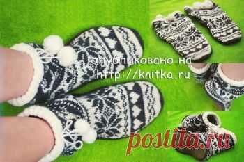 Вязание спицами носков. Схемы носков спицами на Knitka.ru. Носочки для детей, гетры, гольфы и пинетки. - № 5. knitka.ru - схемы для вязания спицами