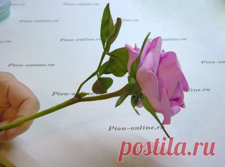 Фоамиран мастер класс по созданию венка из роз.