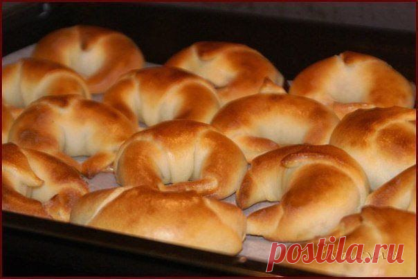 Калачики с джемом. Из творожного теста.