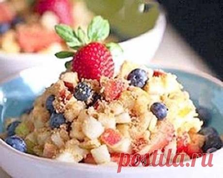 Простой фруктовый салат | Домашняя кулинария