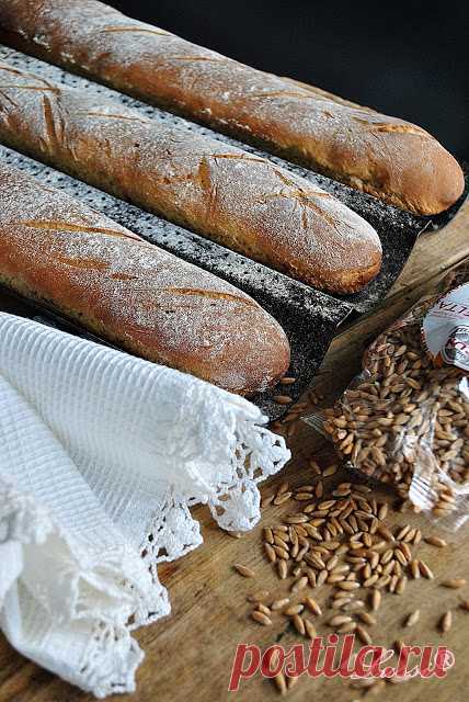 Lussi`s World of Artcraft: Багеты из описанного / French baguette with spelt flour