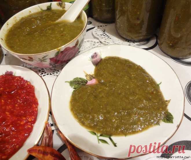 Как я готовлю ткемали из алычи и аджику на зиму) Грузинский соус ткемали по-русски)