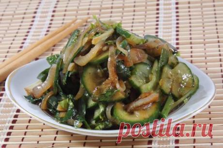 Огурцы с соевым соусом