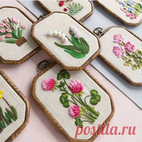 ВЫШИВКА ЦВЕТОВ