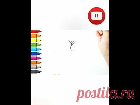 Как нарисовать цветок 🥀