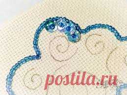 вышивка пайетками мастер класс - Поиск в Google