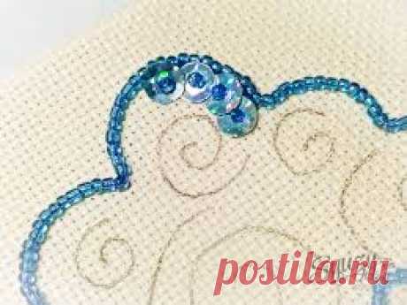 вышивка пайетками мастер класс - Поиск в Google