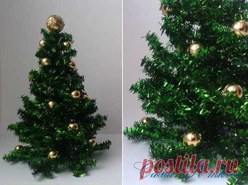 Ёлочки и снежинки из синельной проволоки к Новому году своими руками