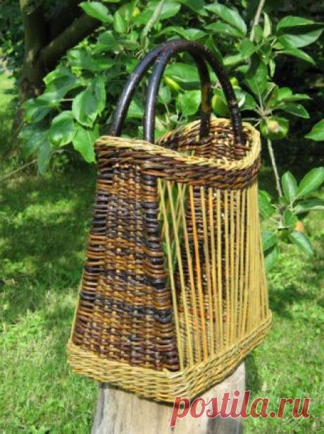 Hand bag, willow | Papierowa wiklina