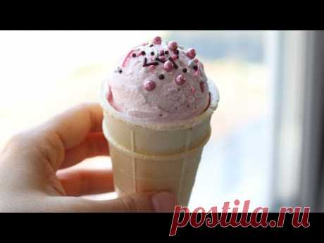 ДОМАШНЕЕ КЛУБНИЧНОЕ МОРОЖЕНОЕ🍓 Strawberry ice cream recipe