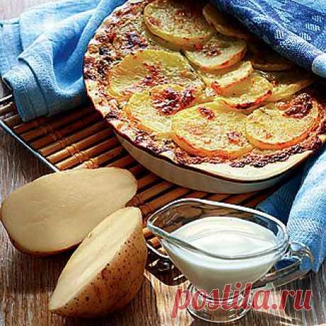 Запеканка из картофеля с вешенками и голубым сыром, второе блюдо. Пошаговый рецепт с фото на Gastronom.ru