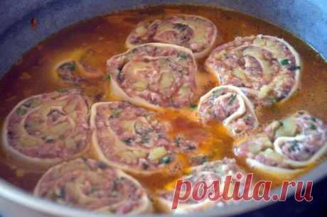 Отличный ужин: «Гусарики» с мясом и картошкой — Вкусные рецепты