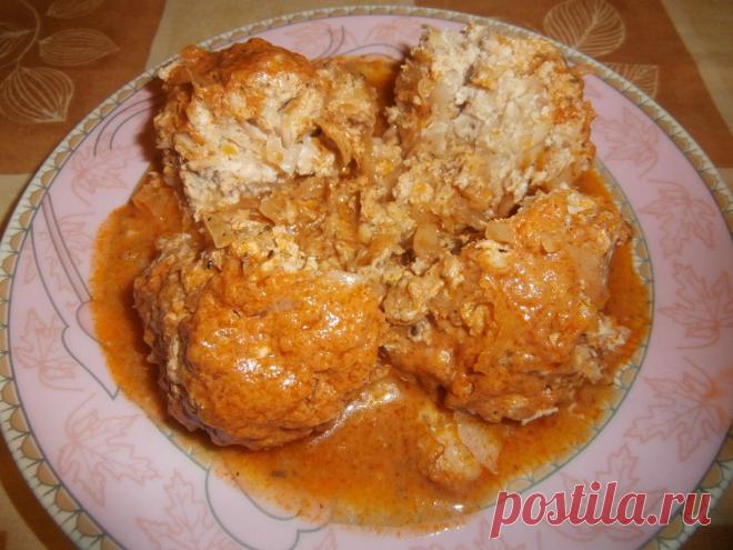 Ленивые голубцы из куриного фарша с геркулесом | Блог Лены Радовой