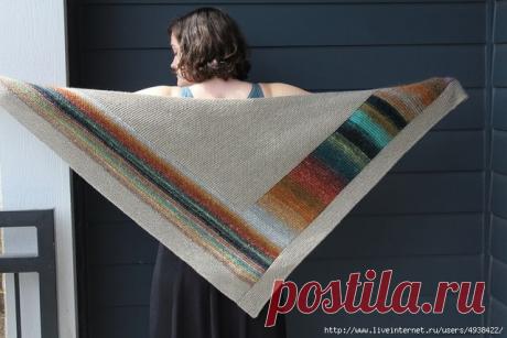 Liepa_Osinka: Шаль спицами "Точка осеннего равноденствия" - First Point of Libra by Laura Aylor. | Liepa_Osinka | Bloglovin’