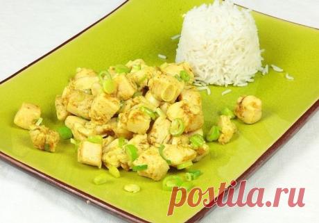 Курица в соусе карри - пошаговый кулинарный рецепт на Повар.ру