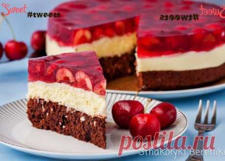 Шоколадно-кокосовый торт с вишней | Sweet Twittes