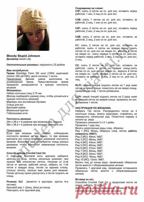 Шапочка Bloody Stupid Johnson