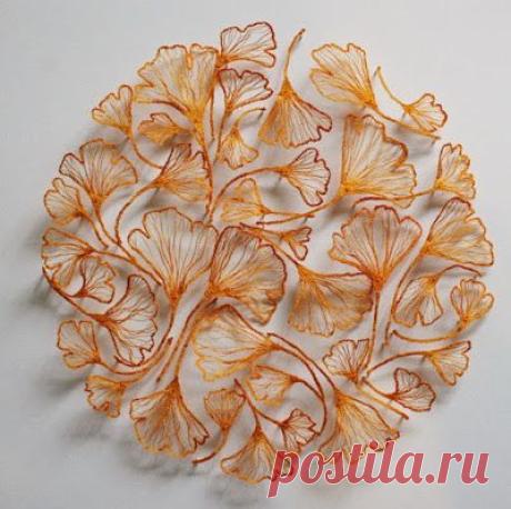 Изящная вышивка от австралийской рукодельницы Meredith Woolnough