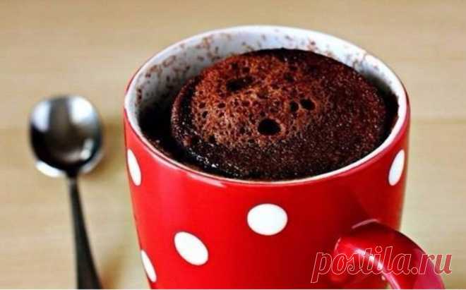 Вкусный завтрак. Маффин в кружке за 5 минут - Вилка и Ложка