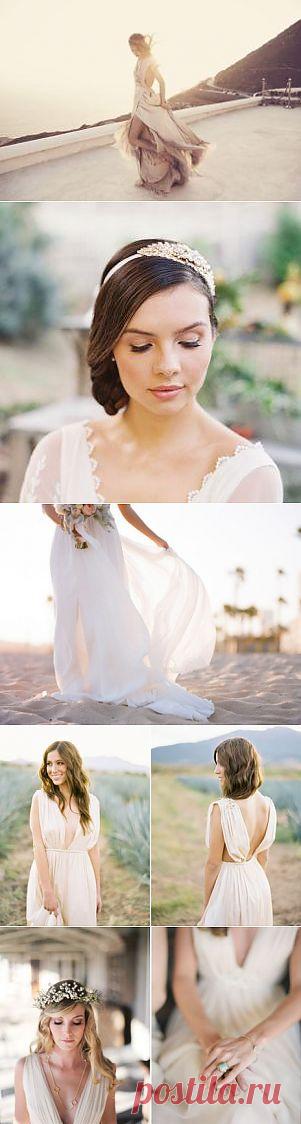 В тренде: греческий образ невесты - WeddyWood