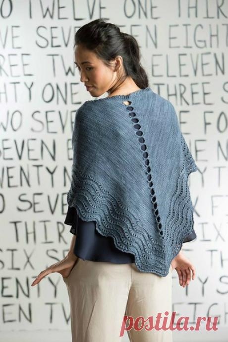 Шаль "Каменные ступеньки".