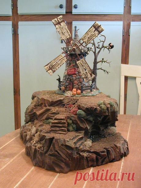 Диорамные интерьерные композиции на Хэллоуин - Planetalsad
