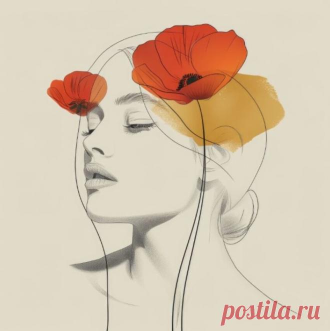 Дикий цветок... Художник Энеа Кело (Enea Kelo)