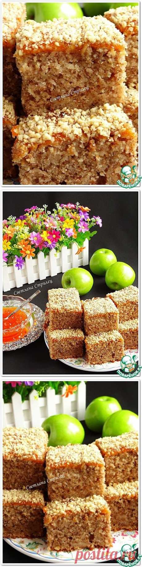 Манник орехово-яблочный - кулинарный рецепт