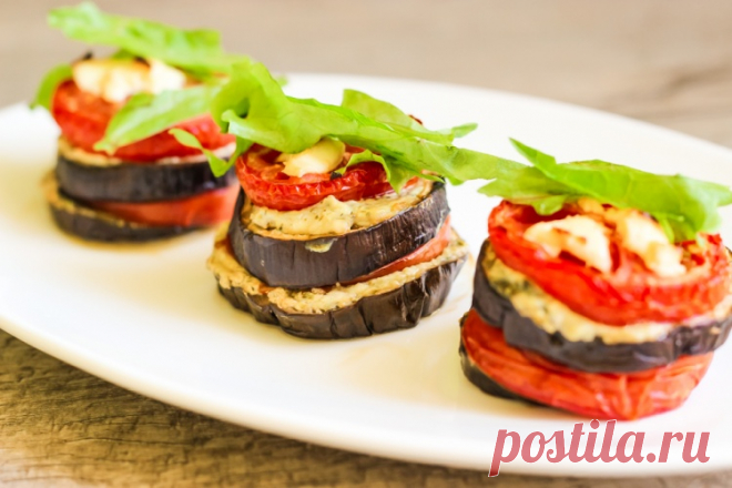 Баклажаны с помидорами / Простые рецепты