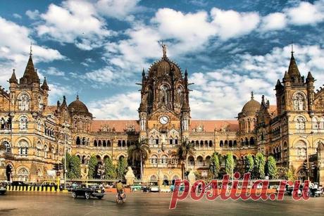 Вокзал Чхатрапати-Шиваджи, Бомбей, Индия — Путешествия