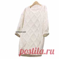 Платья, туники спицами 110