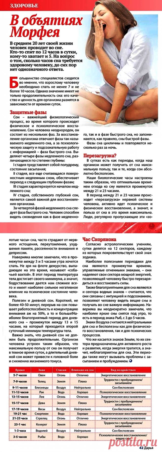 В объятиях Морфея
