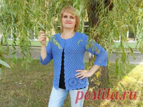 Два нарядных жакетика крючком со схемами
