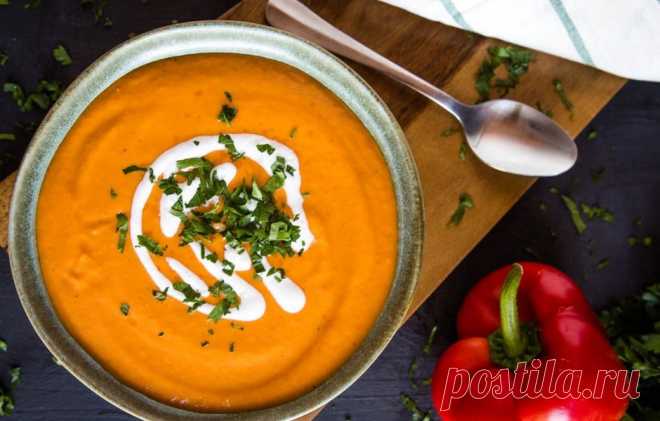 Суп-пюре с запеченным перцем и цветной капустой - кулинарный пошаговый рецепт с фото • INMYROOM FOOD
