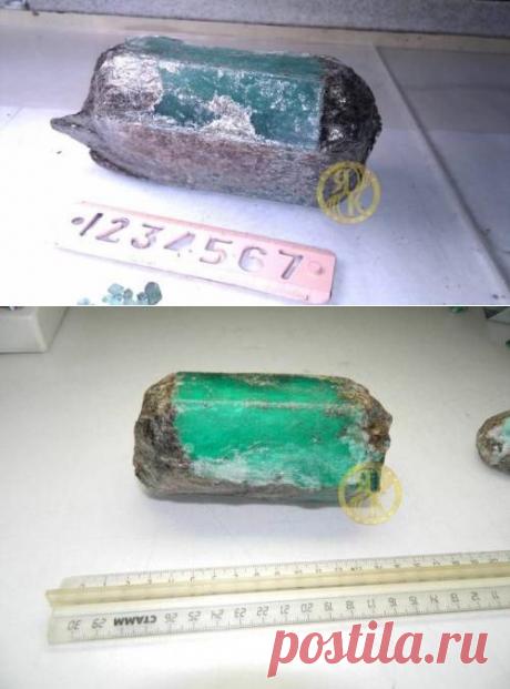 На Урале найден огромный изумруд