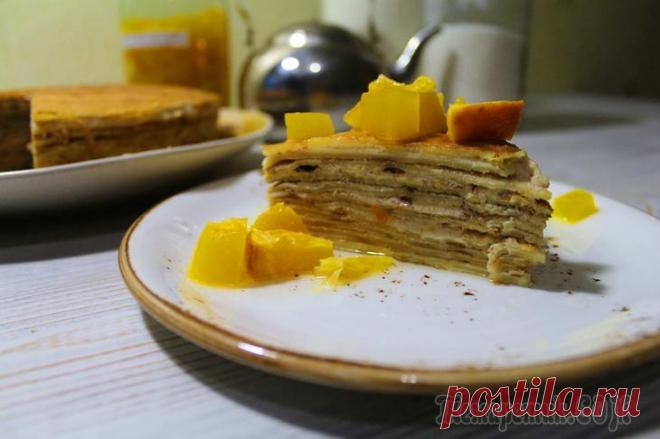 Блинный торт с очень вкусным карамельно-сметанным кремом. Всем привет! Уже подходит к концу масленица. Мы перепробовали много блинов, рецепты можно найти у нас на канале, а вот блинный торт не приготовили. Исправляемся) Сами блины могут быть любыми. Мы готов...