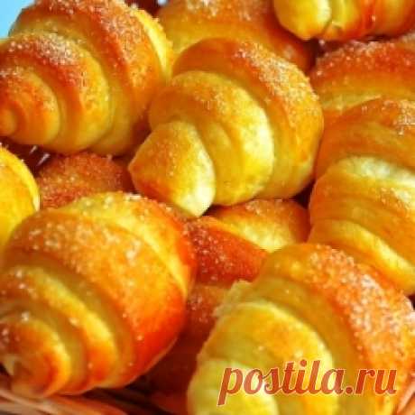Именно по этому рецепту рогалики получаются особенно вкусными