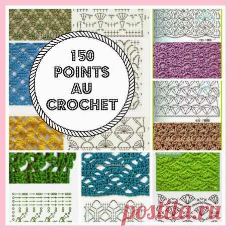 MES FAVORIS TRICOT-CROCHET: 150 points au crochet