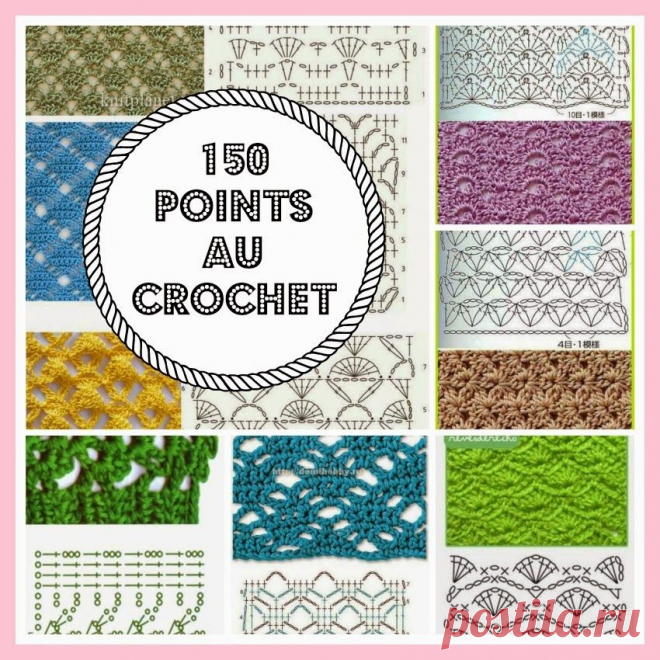 MES FAVORIS TRICOT-CROCHET: 150 points au crochet