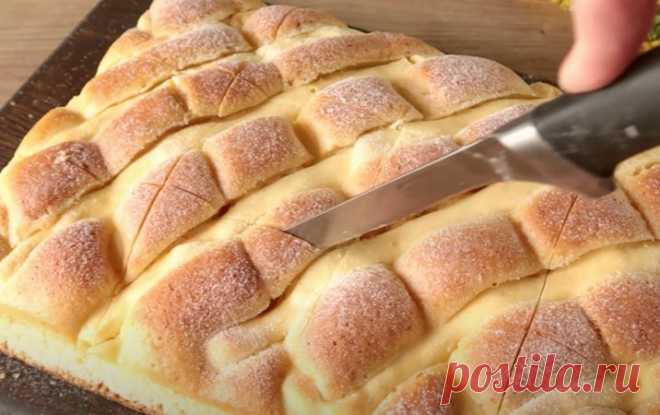 Воздушный пирог: быстро, просто, вкусно. Нежное тесто и вкусная начинка из творога - КУХНИ МИРА