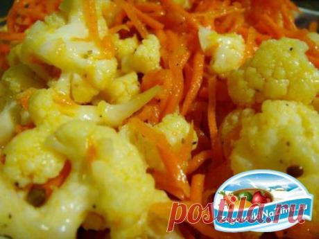 Маринованная цветная капуста по-корейски - быстро и просто