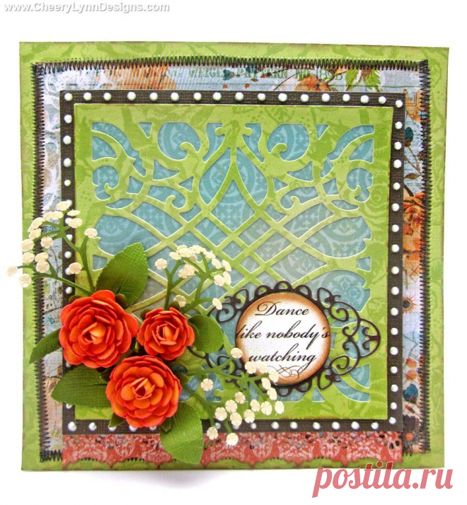 Ножи Sentiment Frame #1 - B189 Cheery lynn designs