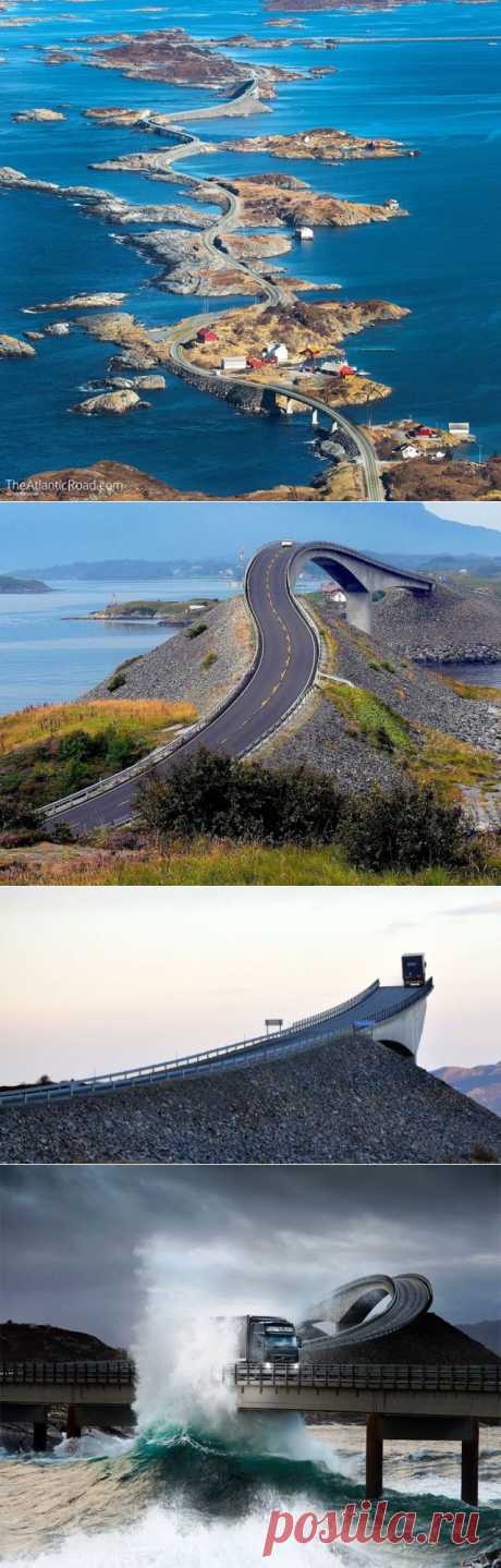 Атлантическая дорога (The Atlantic Ocean Road), Норвегия | Города и страны