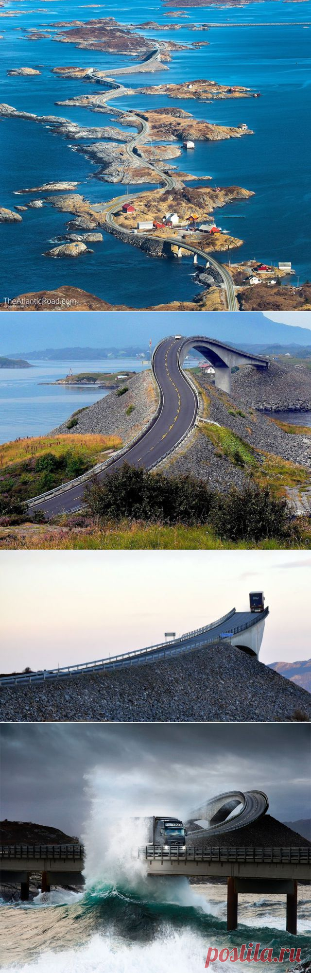 Атлантическая дорога (The Atlantic Ocean Road), Норвегия | Города и страны