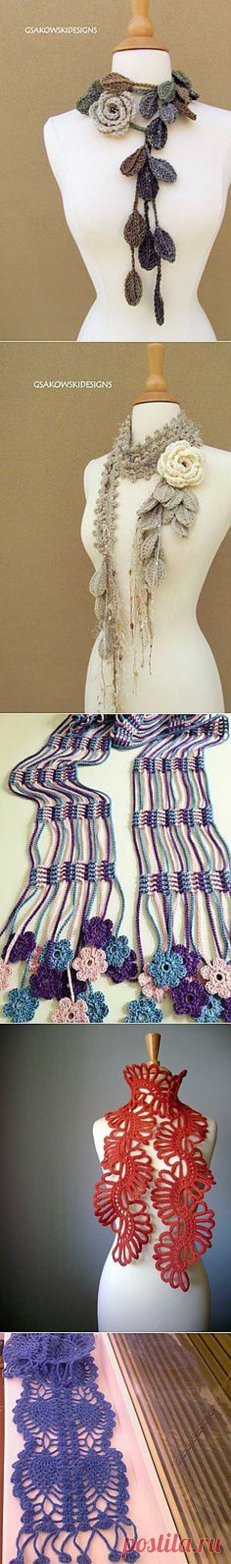 Victorian Rose Scarf | Knitting