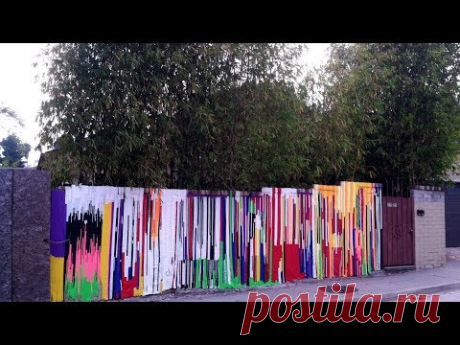 Превращение забора 100+ Самых неожиданных идей со всего Мира - YouTube
