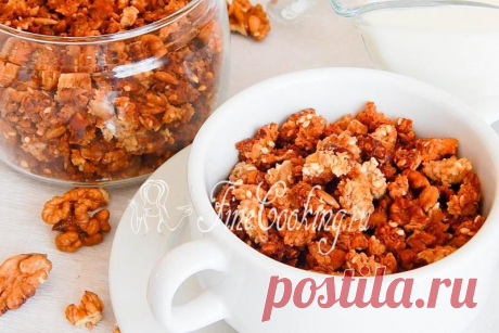 Гранола с грецким орехом - FineCooking.ru