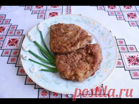 Свиные отбивные рецепт Свинина рецепт Что приготовить из мяса Свинні відбивні Свиная отбивная свинна
