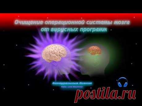 Очищение операционной системы мозга от вирусных программ. Бинауральные биения.