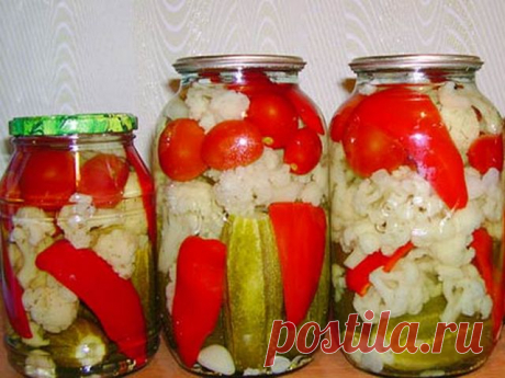 Маринованная цветная капуста на зиму очень вкусная